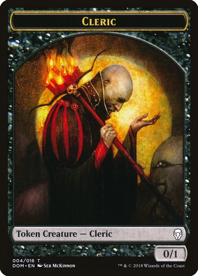 Cleric Token (0) [DOM] - MTG Single