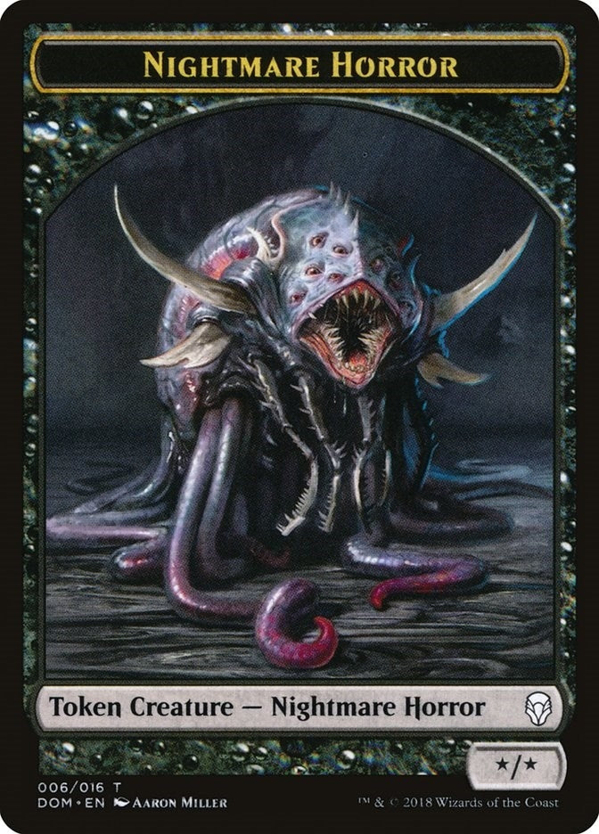 Nightmare Horror Token (0) [DOM] - MTG Single