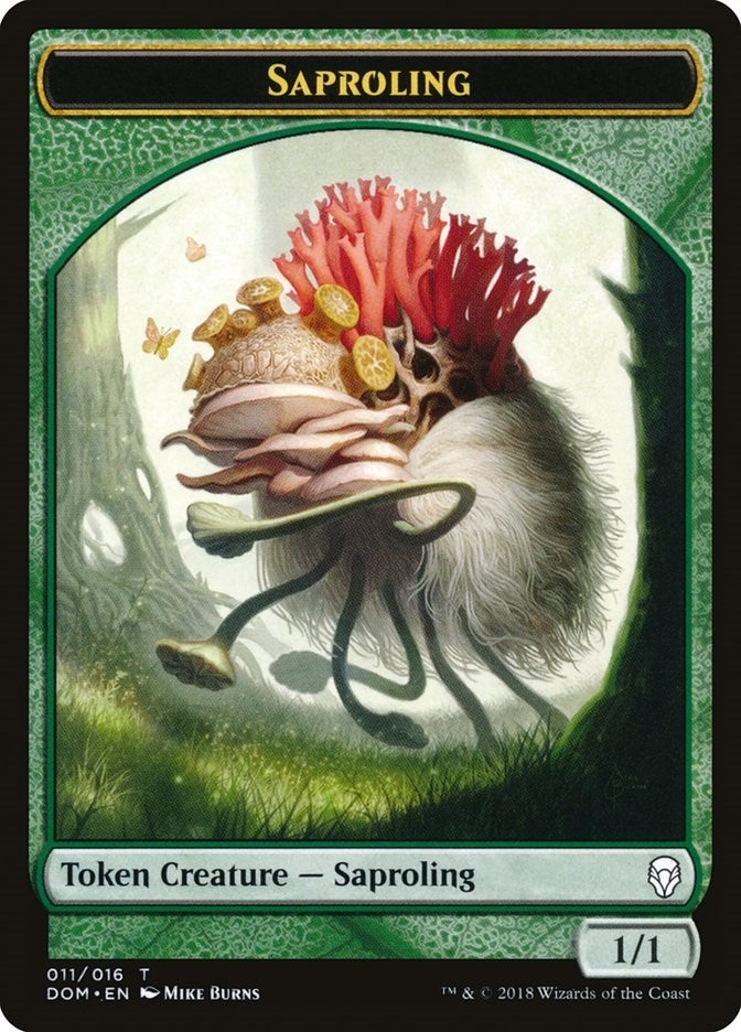 Saproling Token (011) (0) [DOM] - MTG Single