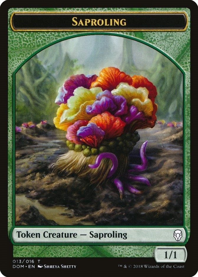 Saproling Token (013) (0) [DOM] - MTG Single