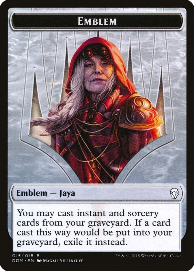 Emblem - Jaya Ballard (0) [DOM] - MTG Single