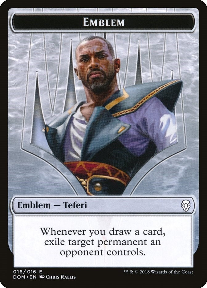 Emblem - Teferi Hero of Dominaria (0) [DOM] - MTG Single