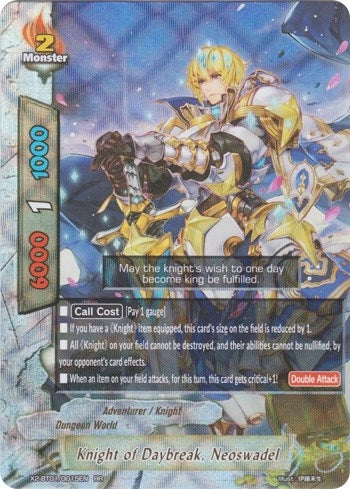 Knight of Daybreak Neoswadel (2010015) [X2BT01] - Future Card BuddyFight Single