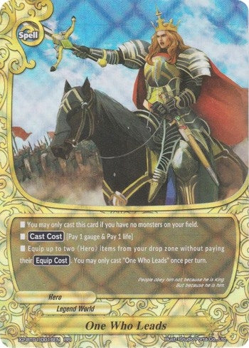 One Who Leads (2010016) [X2BT01] - Future Card BuddyFight Single