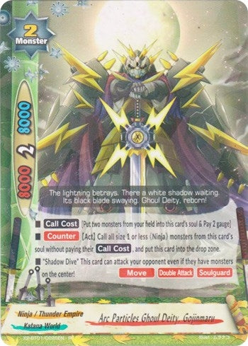 Arc Particles Ghoul Deity Gojinmaru (2010026) [X2BT01] - Future Card BuddyFight Single