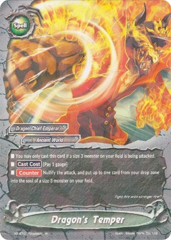 Dragon’s Temper (2010028) [X2BT01] - Future Card BuddyFight Single