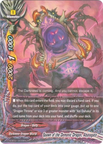 Spawn of the Demonic Dragon Abyssgate (2010033) [X2BT01] - Future Card BuddyFight Single