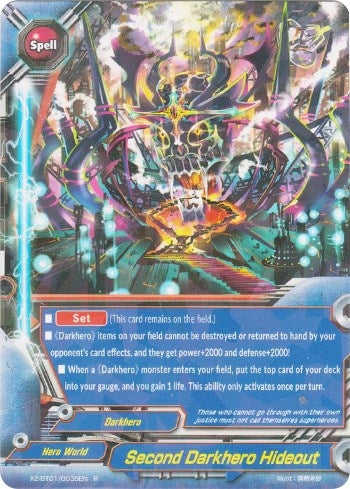 Second Darkhero Hideout (2010035) [X2BT01] - Future Card BuddyFight Single