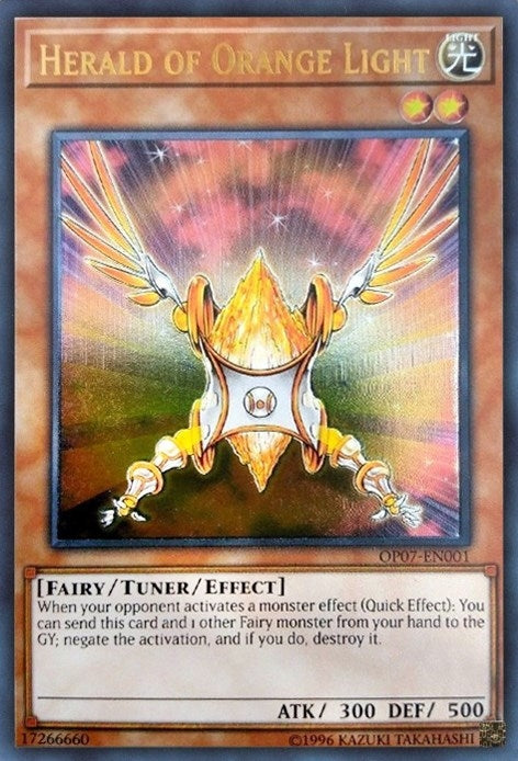 Herald of Orange Light (UTR) (7001) (OP07) - YuGiOh Single