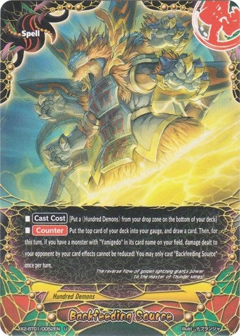 Backfeeding Source (2010052) [X2BT01] - Future Card BuddyFight Single
