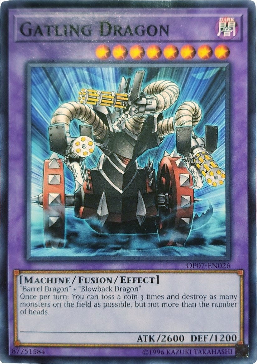 Gatling Dragon (7026) (OP07) - YuGiOh Single