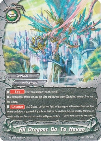 All Dragons Go To Haven (2010061) [X2BT01] - Future Card BuddyFight Single