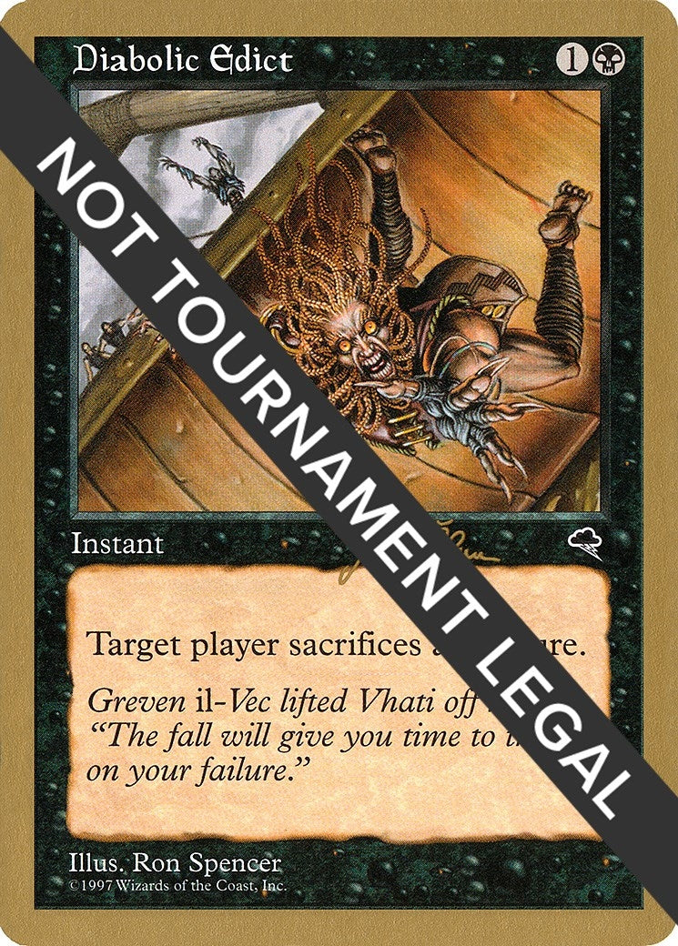 Diabolic Edict - 1999 Jakub Slemr (TMP) [WCD] - MTG Single