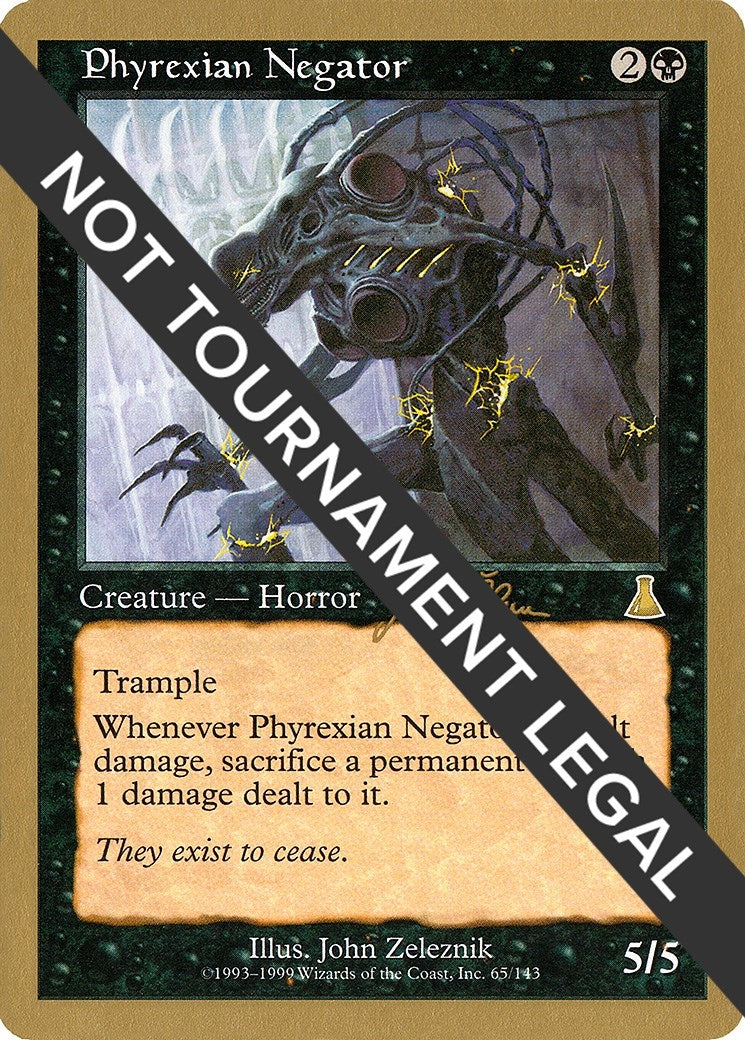 Phyrexian Negator - 1999 Jakub Slemr (UDS) [WCD] - MTG Single