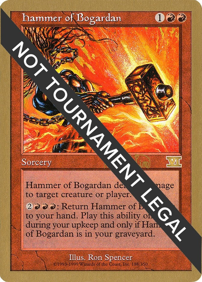 Hammer of Bogardan - 1999 Mark Le Pine (6ED) [WCD] - MTG Single