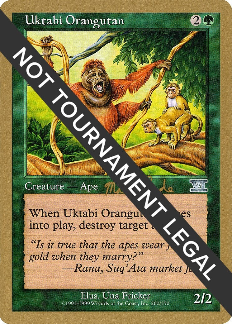 Uktabi Orangutan - 1999 Matt Linde (6ED) [WCD] - MTG Single