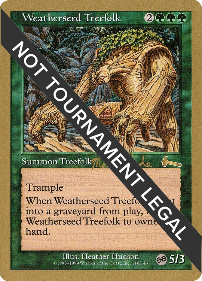 Weatherseed Treefolk - 1999 Matt Linde (ULG) (SB) [WCD] - MTG Single