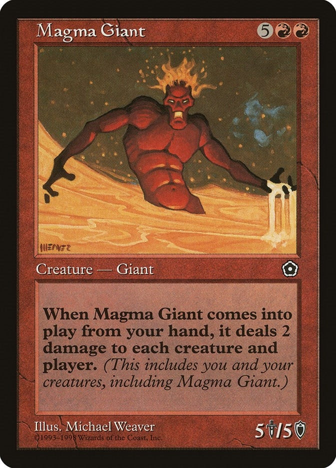 Magma Giant [P02] - MTG Single