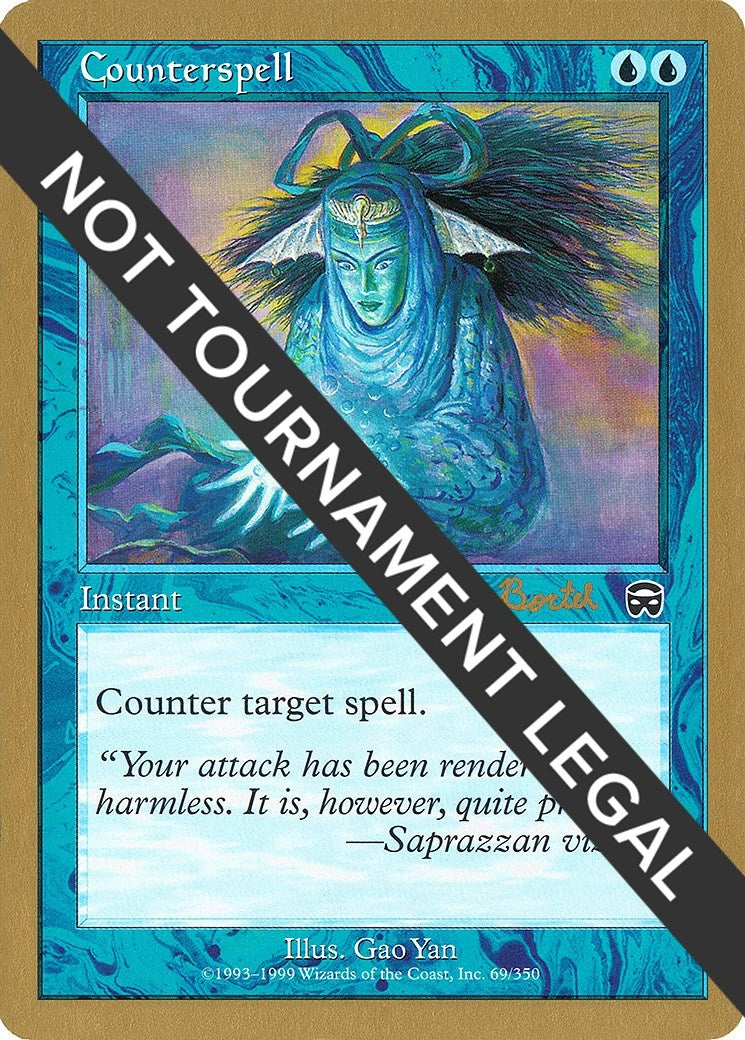 Counterspell - 2001 Alex Borteh (MMQ) [WCD] - MTG Single