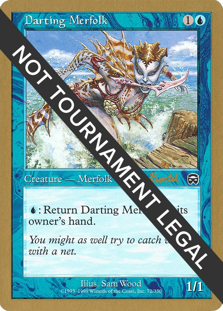 Darting Merfolk - 2001 Alex Borteh (MMQ) [WCD] - MTG Single