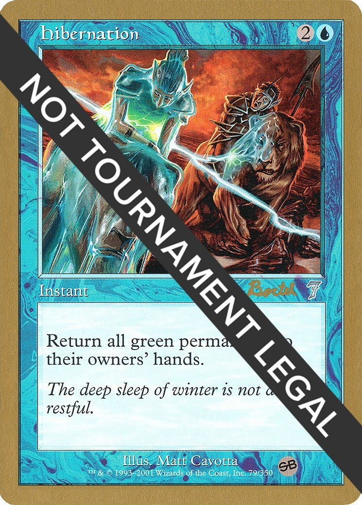 Hibernation - 2001 Alex Borteh (7ED) (SB) [WCD] - MTG Single