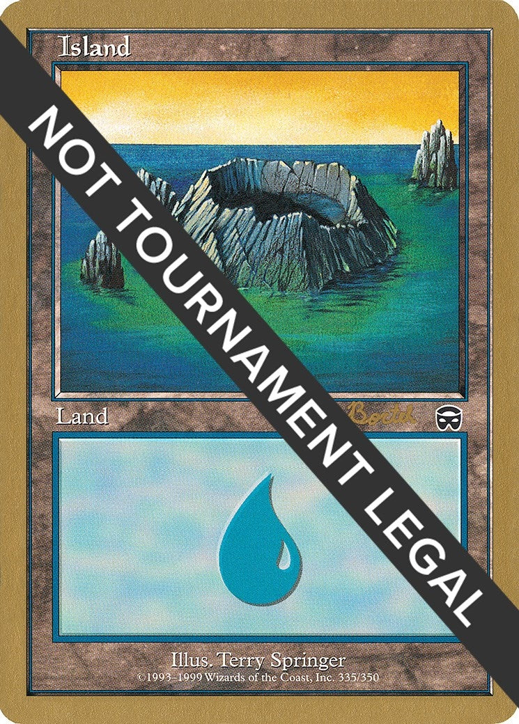Island (335) - 2001 Alex Borteh (MMQ) [WCD] - MTG Single