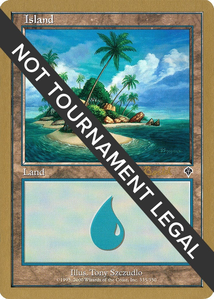 Island (335) - 2001 Alex Borteh (INV) [WCD] - MTG Single