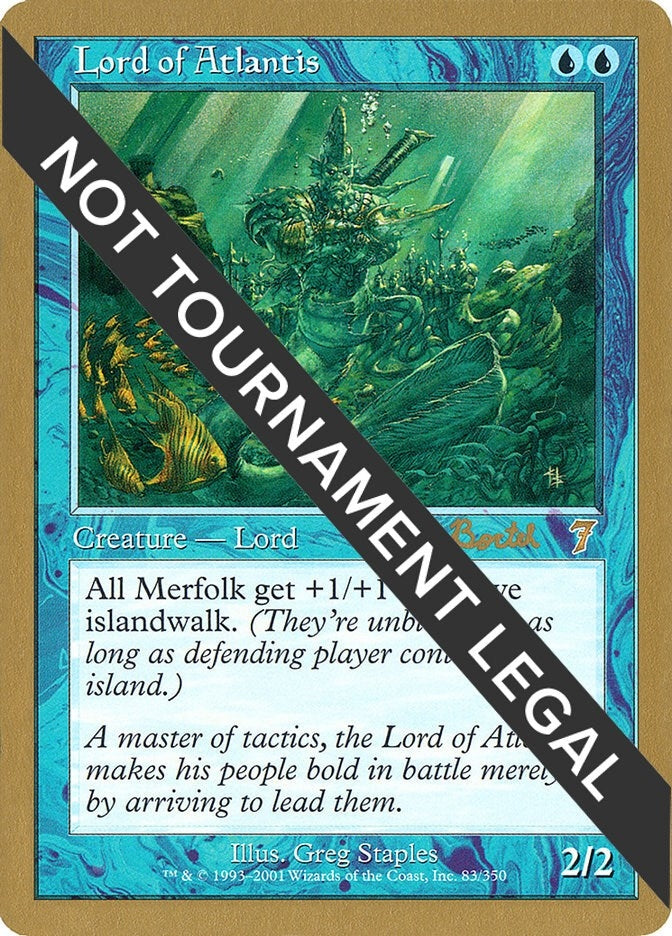 Lord of Atlantis - 2001 Alex Borteh (7ED) [WCD] - MTG Single