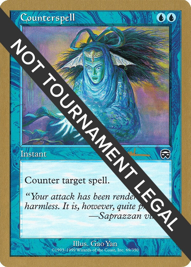 Counterspell - 2001 Antoine Ruel (MMQ) [WCD] - MTG Single