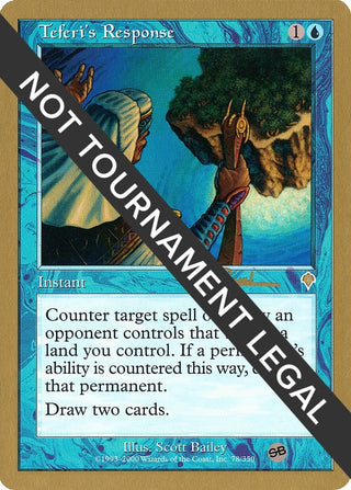 Teferi’s Response - 2001 Antoine Ruel (INV) (SB) [WCD] - MTG Single