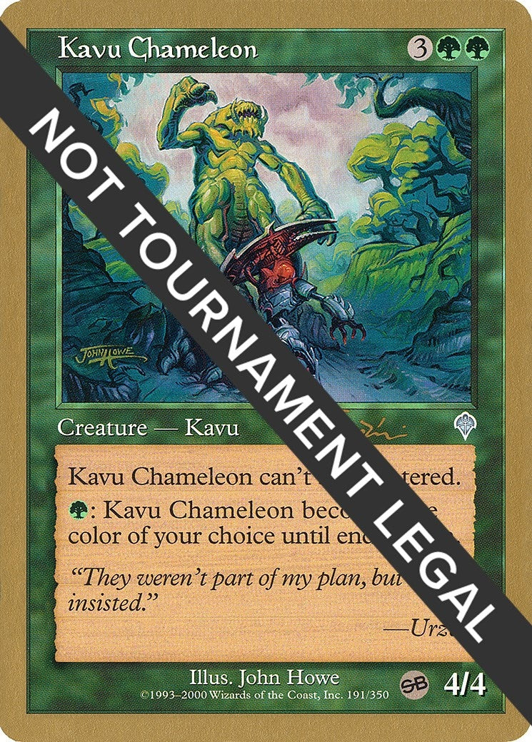 Kavu Chameleon - 2001 Jan Tomcani (INV) (SB) [WCD] - MTG Single