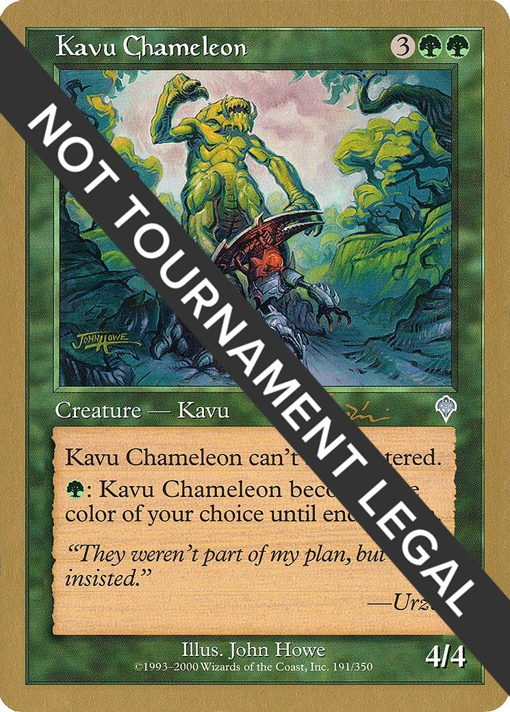 Kavu Chameleon - 2001 Jan Tomcani (INV) [WCD] - MTG Single