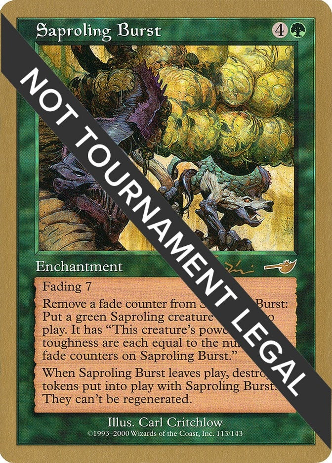 Saproling Burst - 2001 Jan Tomcani (NMS) [WCD] - MTG Single