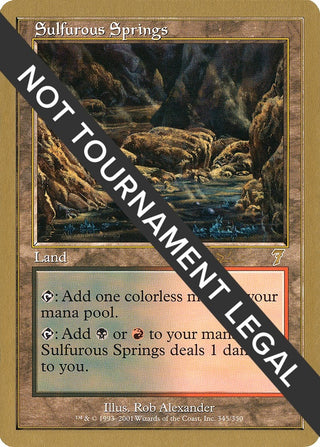 Sulfurous Springs - 2001 Jan Tomcani (7ED) [WCD] - MTG Single