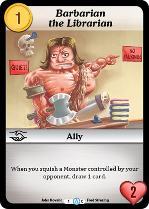 Barbarian the Librarian (1) [MUNS1] - Munchkin CCG Single