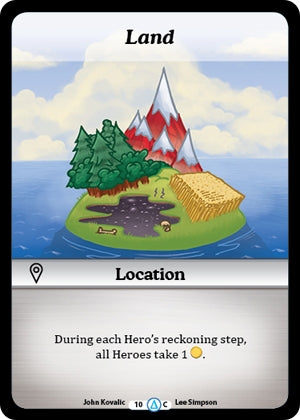 Land (10) [MUNS1] - Munchkin CCG Single