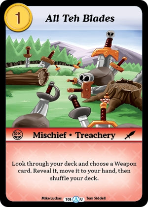 All Teh Blades (108) [MUNS1] - Munchkin CCG Single