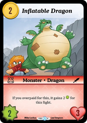 Inflatable Dragon (115) [MUNS1] - Munchkin CCG Single