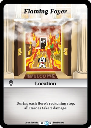Flaming Foyer (12) [MUNS1] - Munchkin CCG Single