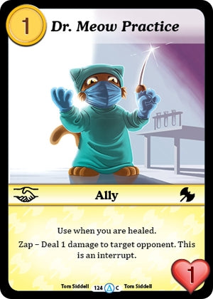 Dr. Meow Practice (124) [MUNS1] - Munchkin CCG Single
