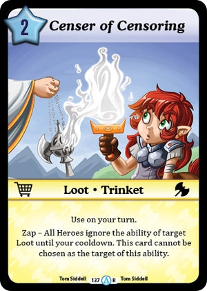 Censer of Censoring (137) [MUNS1] - Munchkin CCG Single