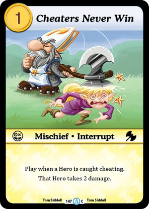 Cheaters Never Win (147) [MUNS1] - Munchkin CCG Single