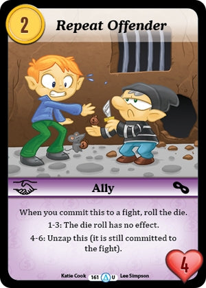 Repeat Offender (161) [MUNS1] - Munchkin CCG Single