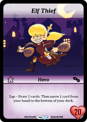 Elf Thief (Alt 1) (164) [MUNS1] - Munchkin CCG Single