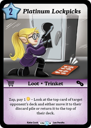 Platinum Lockpicks (170) [MUNS1] - Munchkin CCG Single