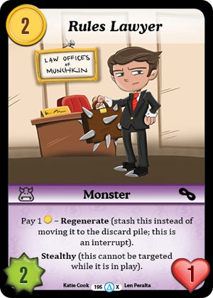 Rules Lawyer (195) [MUNS1] - Munchkin CCG Single