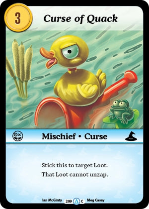 Curse of Quack (209) [MUNS1] - Munchkin CCG Single