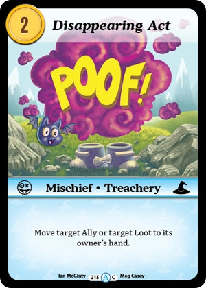Disappearing Act (215) [MUNS1] - Munchkin CCG Single