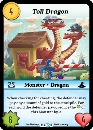 Toll Dragon (228) [MUNS1] - Munchkin CCG Single