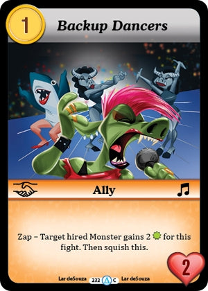 Backup Dancers (232) [MUNS1] - Munchkin CCG Single